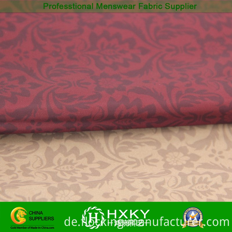 Exotic Style Printed Polyester Fabric for Men's Apparel